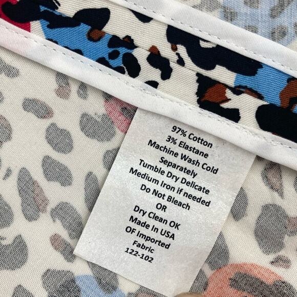 Sara Campbell Womens Polka Dot Animal Print Blazer Jacket Size M USA - Picture 15 of 16